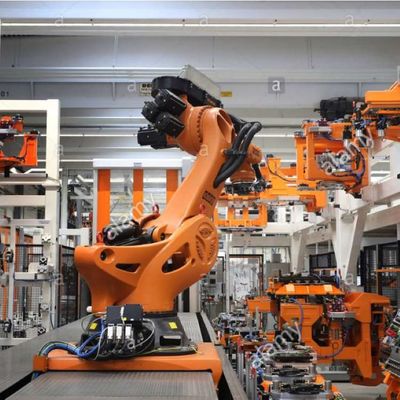 溶接ロボットの腕6の軸線KRの溶接機として1000のタイタンのスポット溶接