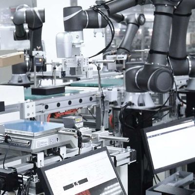 Cobotのロボットとして共同のロボティック腕OMRON TM12Mのロボット腕6の軸線