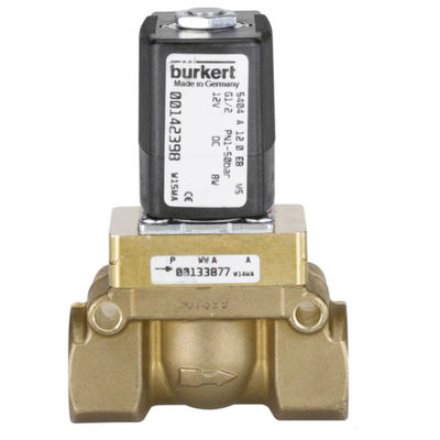 弁の部品のピストン弁としてサーボ助けられた2/2方法のBurkertのタイプ5404電磁弁