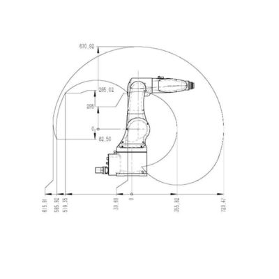他の溶接装置として溶接のための溶接ロボット中国TKB060-6kg-720mm