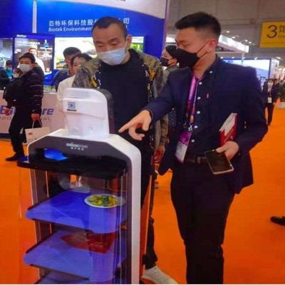 食糧配達AIロボットのための自動運行のサービス ロボット中国