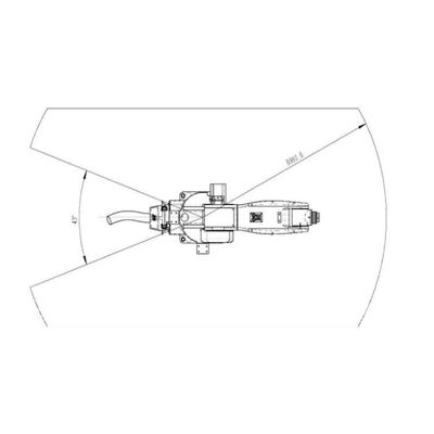 工業用ロボットの中国TKB1210-7KG-960mm 6の軸線のロボティック腕の一突きおよび場所のロボット
