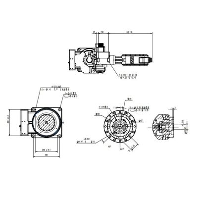普遍的なロボットとしてロボティック腕6の軸線中国TKB1600-12KG-1410mmの処理