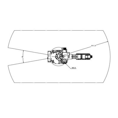 普遍的なロボットとしてロボティック腕6の軸線中国TKB1600-12KG-1410mmの処理