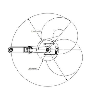 Scaraのロボットを取付ける工業用ロボットの腕6の軸線STW030-3KG-500/600mmのキーボード
