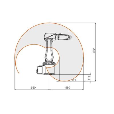6軸産業用ロボットアームのためのCNC組立ロボット