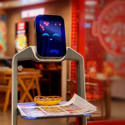 ロボット レストランサービス ザオカイバオ 自動食品配達 ロボットとして