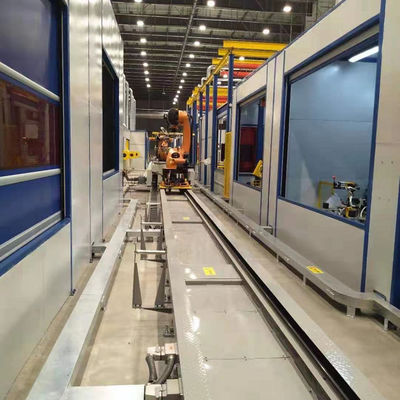 1200KGペイロードおよび2600MMの範囲との追跡として溶接機によって使用されるロボット柵