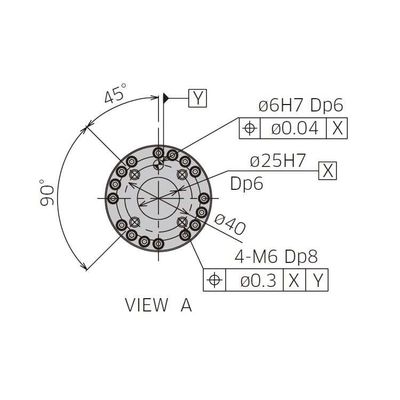 溶接ロボットとしてアークの溶接工との自動溶接のロボットRA010N 6軸線