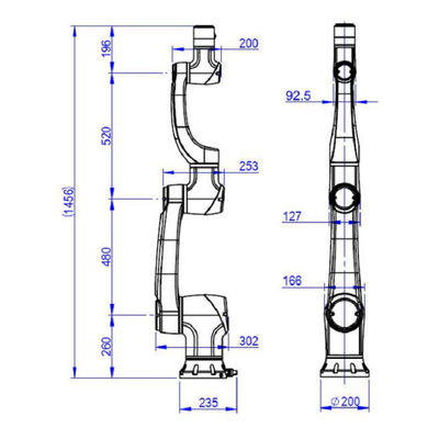 一突きおよび場所機械およびCNC機械としてCobotの10KGペイロードが付いている共同のロボットElfin10