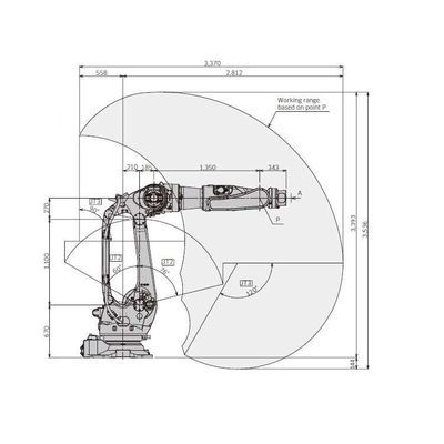 スポット溶接機械として溶接のためのスポット溶接のロボットBX300Lペイロード300kg