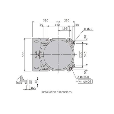 6ロボットの処理として軸線の工業用ロボットの腕BX200L 200kgのペイロード