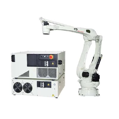 パレットで運搬するロボットとしてパレットで運搬することのためのロボット腕のPalletizer CP300L 4の軸線