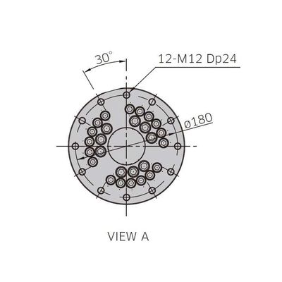 Cobotの工業用ロボットとしてパレットで運搬することのための産業ロボティック腕4の軸線CP500L