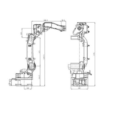 自動溶接ロボット SF6-C1440 6 軸 自動溶接ロボットのための産業用ロボット腕