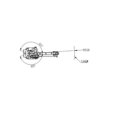 ロボットSF15-K1538工業用ロボットとして産業ロボティック腕4の軸線の処理