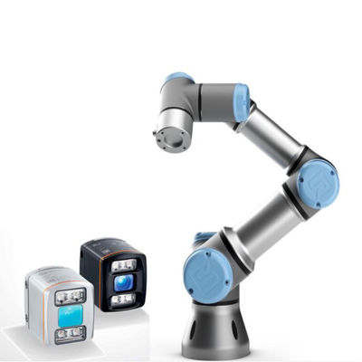 グリッパーの一突きおよび場所機械ロボット腕を搭載するCobot UR3の工業用ロボットの腕の一突きおよび場所6の軸線