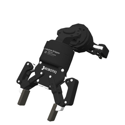 一突きのためにロボット グリッパーとしてCobotのロボットおよびマニピュレーターとして場所を友好的なRobotiq 2F-85のグリッパーの使用を使用しなさい