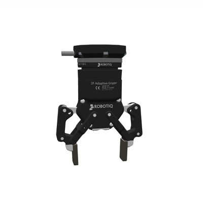 一突きのためにロボット グリッパーとしてCobotのロボットおよびマニピュレーターとして場所を友好的なRobotiq 2F-85のグリッパーの使用を使用しなさい