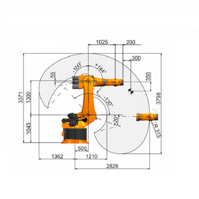 工業用ロボットKR 360のR2830 6軸線のロボティック腕のペイロード360KgロボティックPalletizer