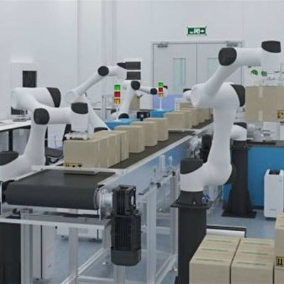 CobotとしてCNCの腕6の軸線のロボット ペイロード10kgが付いている共同のロボット中国CR10