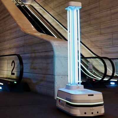 Geek+ AGVのロボット紫外線のスマートな紫外線消毒のロボット公衆衛生の保護者