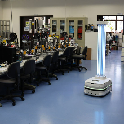 Geek+ AGVのロボット紫外線のスマートな紫外線消毒のロボット公衆衛生の保護者
