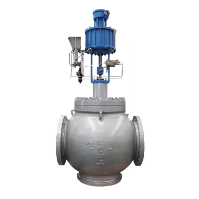 NPS1-20 Metso Neles ND9000弁のポジシァヨナーが付いている鋼鉄流れ制御弁