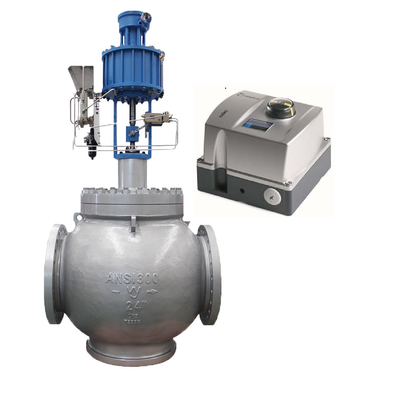NPS1-20 Metso Neles ND9000弁のポジシァヨナーが付いている鋼鉄流れ制御弁