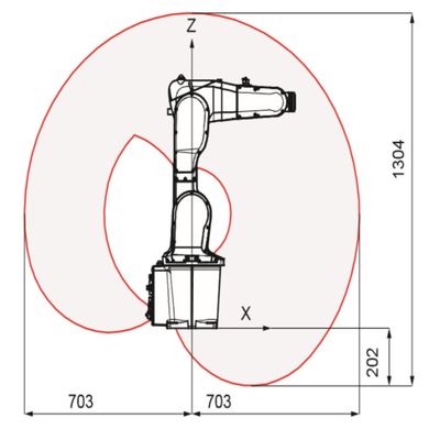 評価されるペイロードが付いているKUKAのロボット腕を溶接するKR 500 R2830 500のKgの溶接トーチ