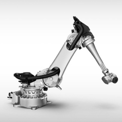 60Kgペイロードのパレットで運搬するロボット一突きおよび場所のためのグリッパーが付いている中国の6つの軸線のロボット腕